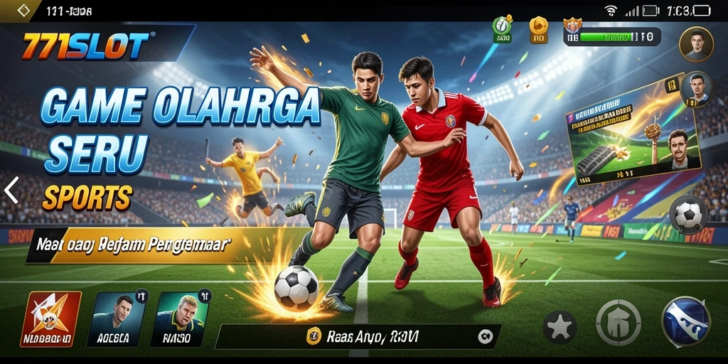 Tampilan gameplay seru di 171SLOT dengan aksi olahraga.