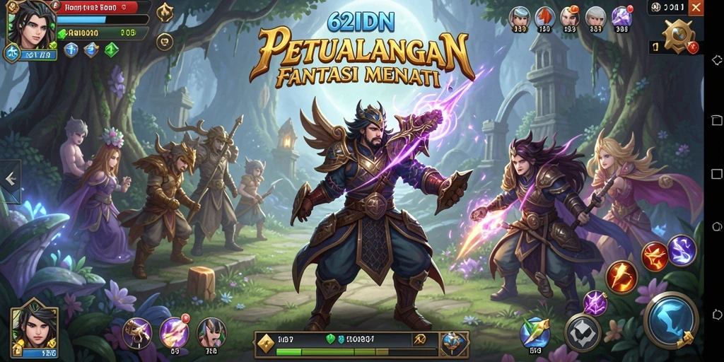 Tampilan gameplay RPG yang menakjubkan dari 62IDN.