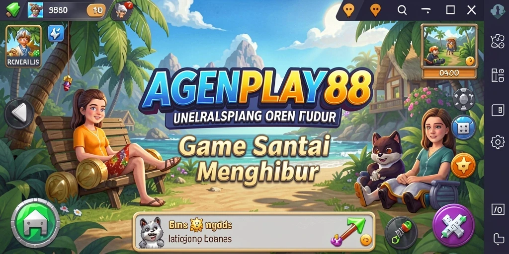 Screenshot AGENPLAY88 menampilkan gameplay seru dan penuh warna.