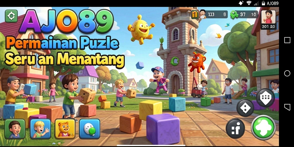 Tampilan gameplay AJO89 yang menarik dan menantang di setiap level.