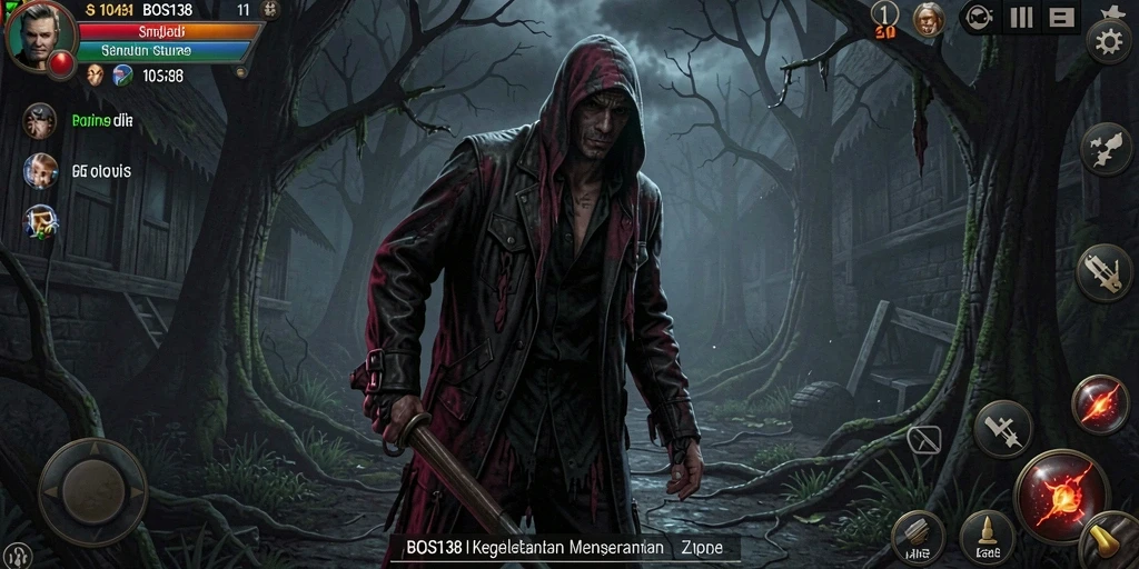 Tampilan menakutkan dalam gameplay yang mendebarkan.