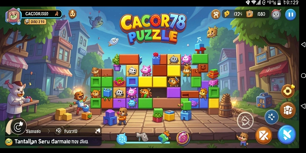 Tampilan gameplay CACOR78 yang menantang dan seru.