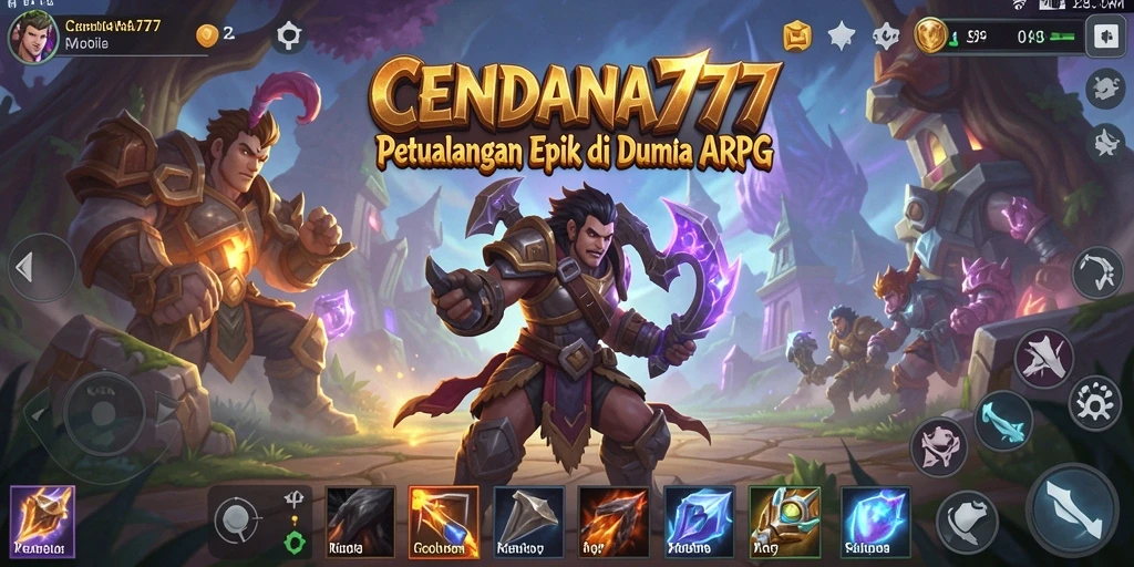 Tampilan gameplay seru dan epik dalam CENDANA777.
