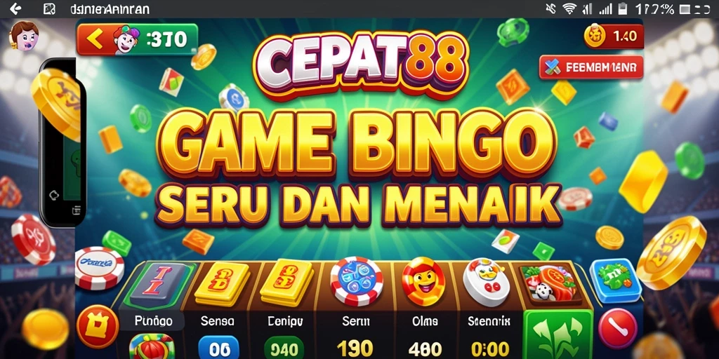 Tampilan gameplay seru dari game Bingo CEPAT88.