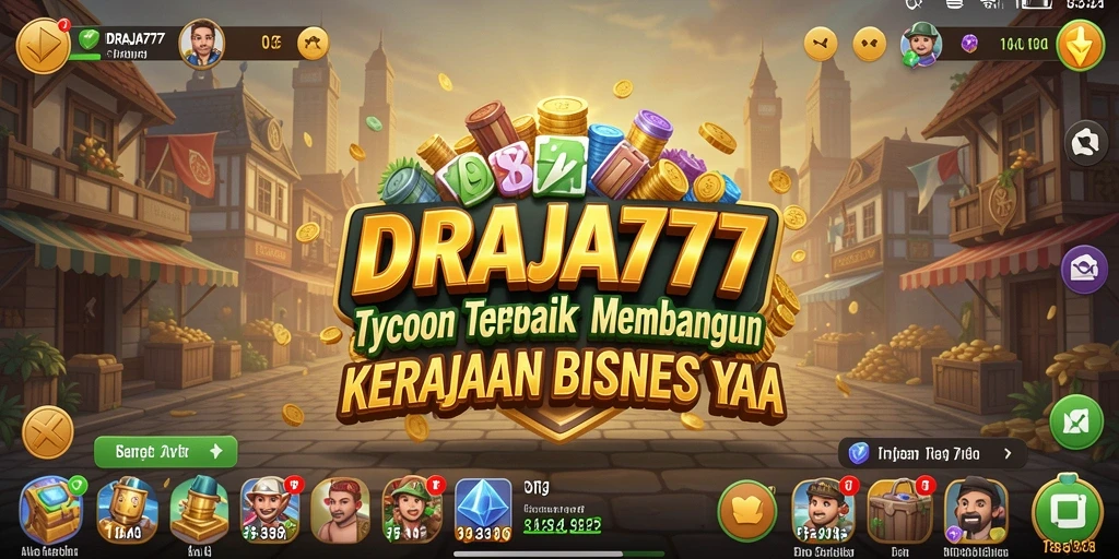 Screenshot DRAJA777 menampilkan gameplay seru Tycoon dengan grafis menarik.