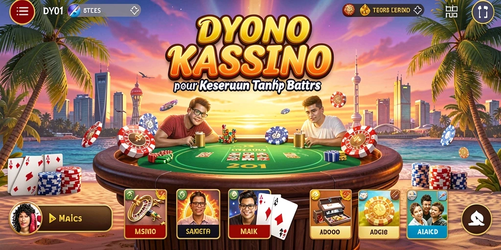 Tampilan gameplay Kasino yang mendebarkan dalam DY01.