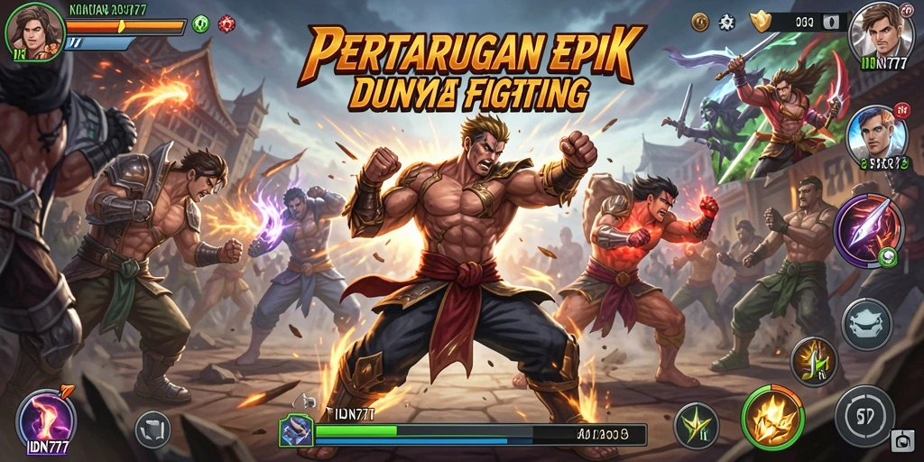 Tampilan screenshot IDN777 menampilkan aksi pertarungan yang mendebarkan.