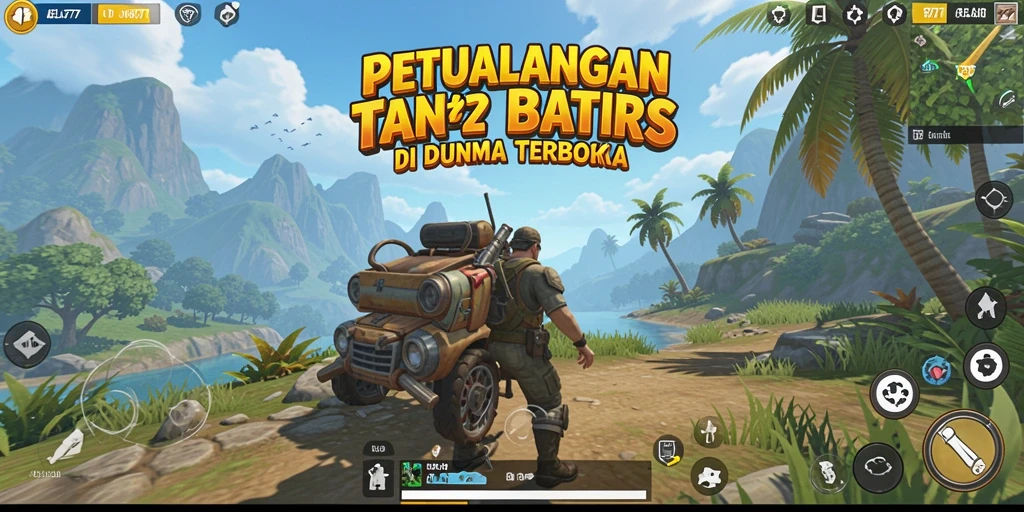 Screenshot gameplay JELAS777 menunjukkan petualangan seru di dunia terbuka.