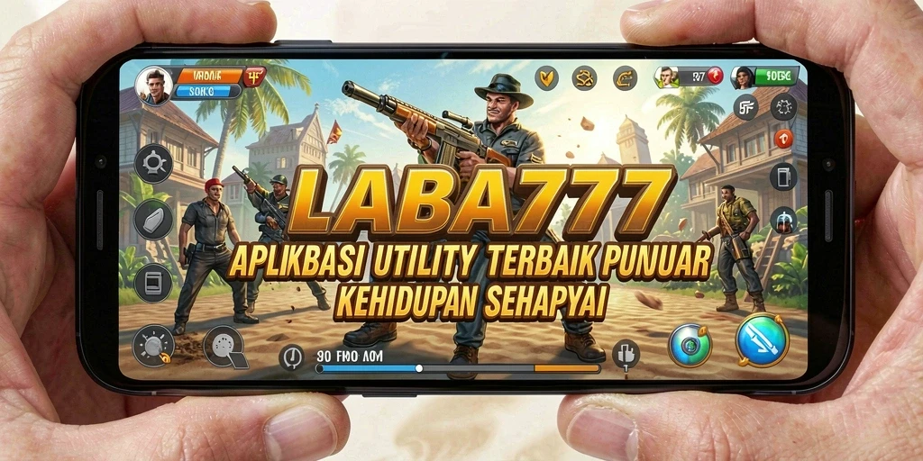 Screenshot utama LABA777 dengan tampilan antarmuka aplikasi Utility.