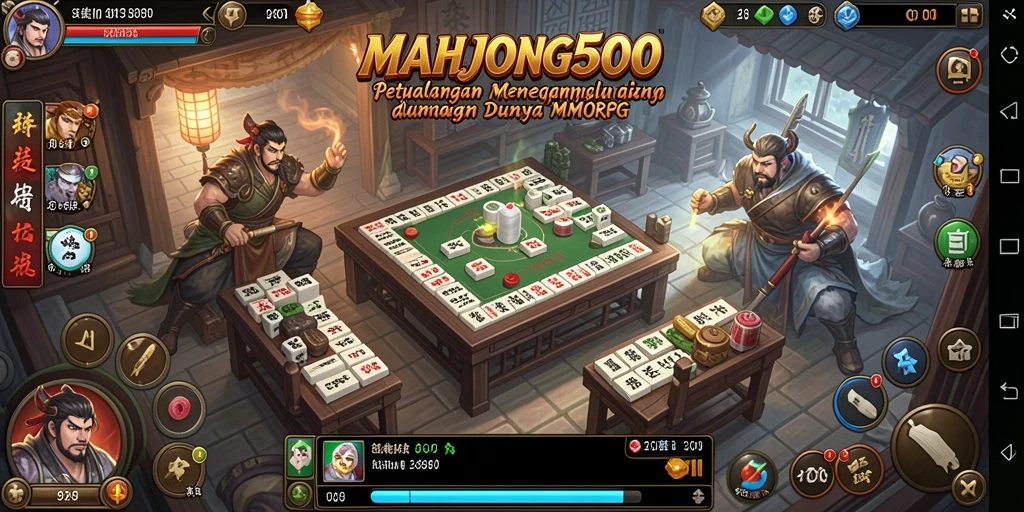 Tampilan menakjubkan dari gameplay petualangan MMORPG.