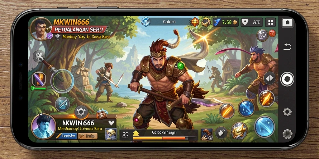 Gameplay seru dari MKWIN666 yang menampilkan eksplorasi dunia petualangan.