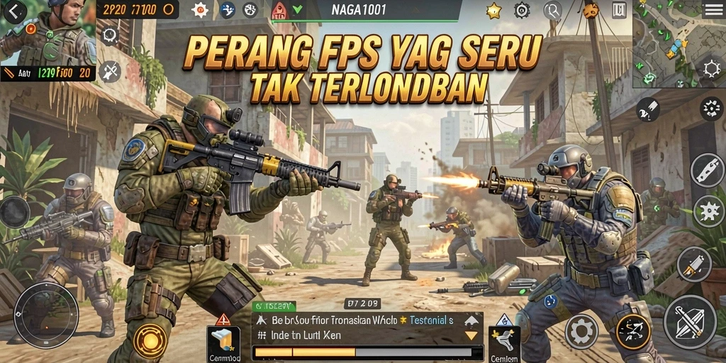 Gameplay mendebarkan di NAGA1001 dengan aksi tembak-menembak yang intens.