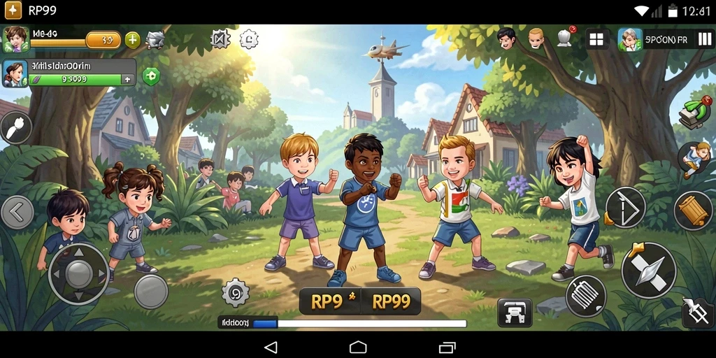 Tampilan gameplay RP99 yang menarik dan imersif.