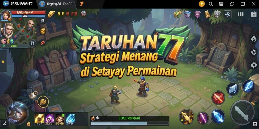 Tampilan gameplay TARUHAN77 yang mendebarkan dan strategis.