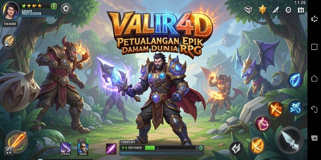 Tampilan gameplay VALIR4D yang menarik dan penuh aksi.